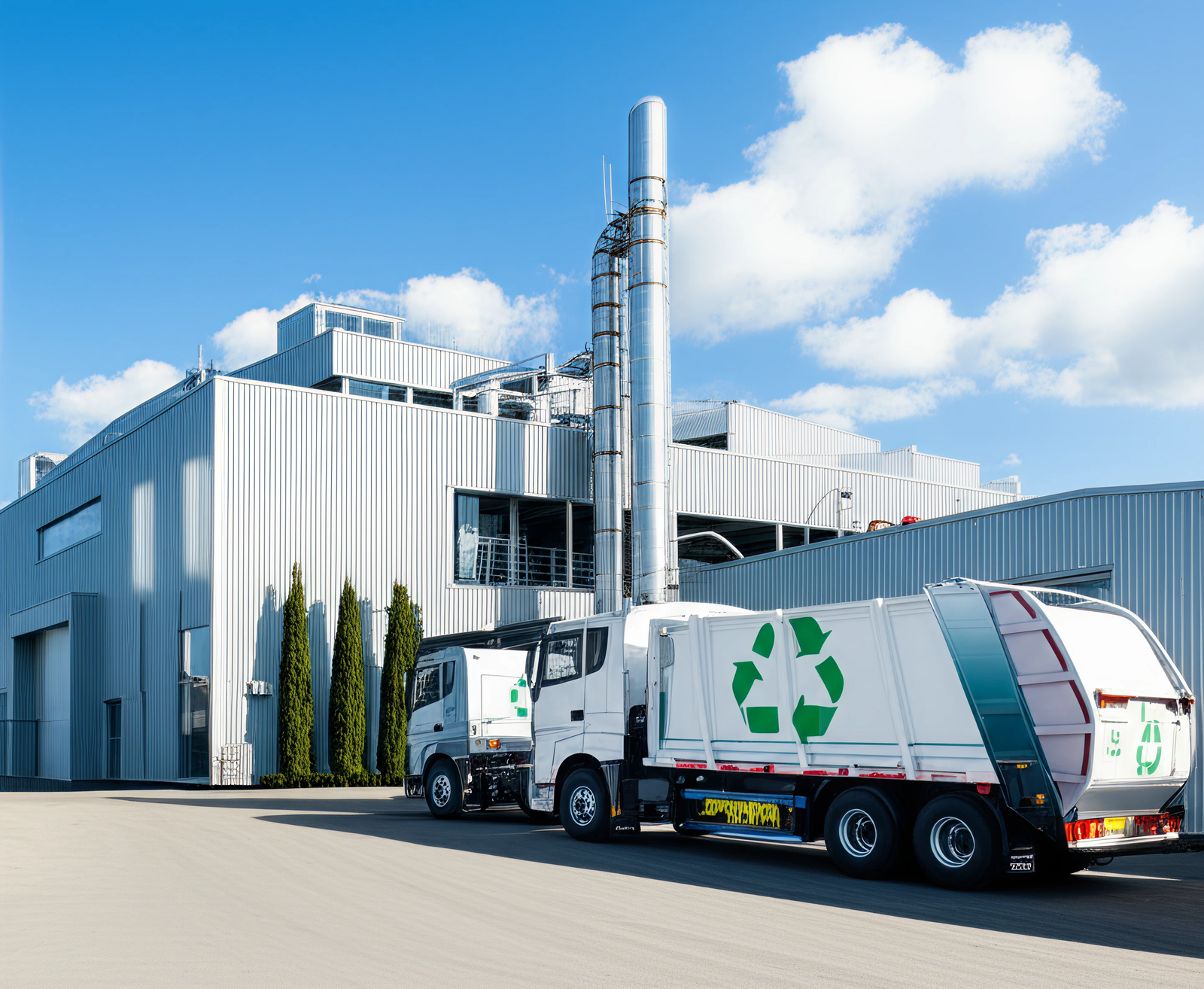 Sustainable energy and recycling concept background